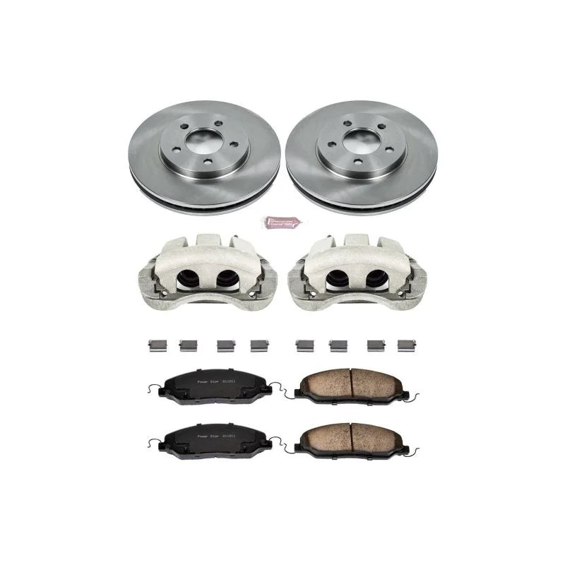 Power Stop Front Autospecialty Brake Kit w/Calipers fits 2005-2010 Ford Mustang