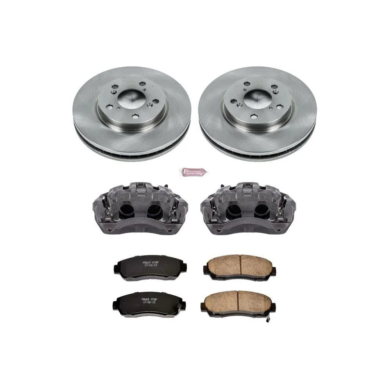 Power Stop Front Autospecialty Brake Kit w/Calipers fits 2005-2010 Honda Odyssey EX