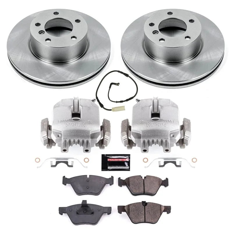 Power Stop Front Autospecialty Brake Kit w/Calipers fits 2008-2010 BMW 128I / 2006 BMW 325I