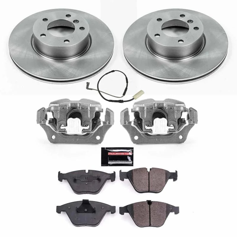 Power Stop Front Autospecialty Brake Kit w/Calipers fits 2008-2010 BMW 328I / 2009 BMW 328I xDrive / 2008 BMW 328XI