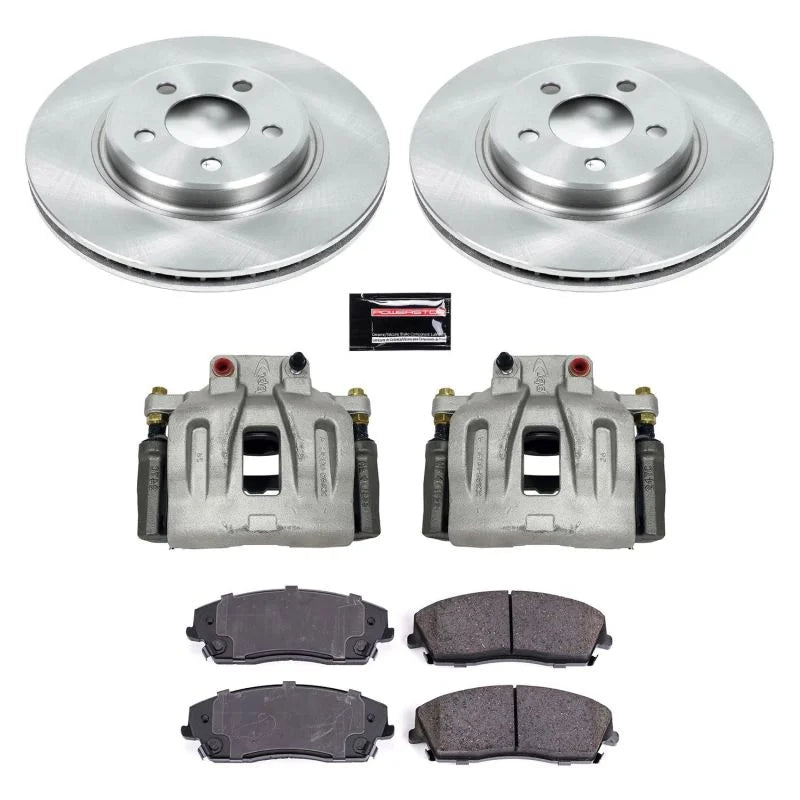 Power Stop Front Autospecialty Brake Kit w/Calipers fits 2012-2014 2018-2021 Chrysler 300 / 2013-2017 Chrysler 300 C / 201...