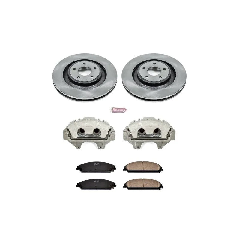 Power Stop Front Autospecialty Brake Kit w/Calipers fits Chrysler 200 / 2008 2009 Dodge Caliber SRT-4