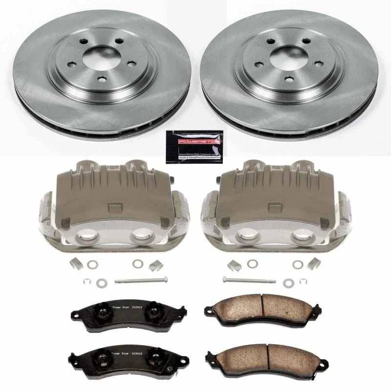 Power Stop Front Autospecialty Brake Kit w/Calipers fits Ford Mustang / 1994-1998 Ford Mustang SVT Cobra