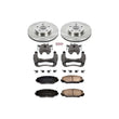 Load image into Gallery viewer, Power Stop Front Autospecialty Brake Kit w/Calipers fits Pontiac Vibe / 2009-2010 Pontiac Vibe AWD / 2016 Scion im / 2011-...