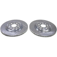 Load image into Gallery viewer, Power Stop Front Drilled &amp; Slotted Rotor - Pair (Brake Code BR8) fits 2022-2024 Jeep Grand Cherokee / 2022-2024 Jeep Grand...