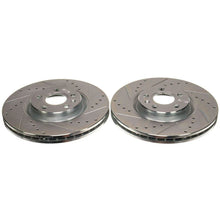 Load image into Gallery viewer, Power Stop Front Drilled &amp; Slotted Rotor (Pair) fits 2019-2025 Volvo S60 / 2017-2025 Volvo S90 / 2019-2021 Volvo V60 / 202...