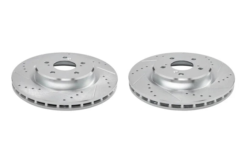 Power Stop Front Drilled & Slotted Rotor - Pair fits 2021-2023 Acura Tlx