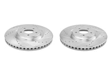 Load image into Gallery viewer, Power Stop Front Drilled &amp; Slotted Rotor - Pair fits 2021-2025 Hyundai Sonata N Line / 2021-2023 Kia K5 GT