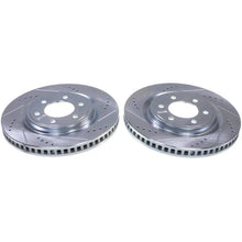 Load image into Gallery viewer, Power Stop Front Drilled &amp; Slotted Rotor - Pair fits 2022-2023 Ford F-150 Lightning Lariat / 2023 Ford F-150 Lightning PRO...