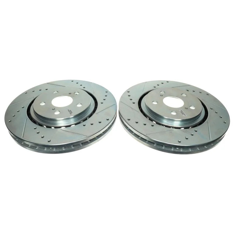 Power Stop Front Drilled & Slotted Rotor - Main Product View