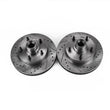 Load image into Gallery viewer, Power Stop Front Drilled &amp; Slotted Rotors Pair fits 1975-1983 Ford E-100 Econoline / 1975-1983 Ford E-100 Econoline Club W...