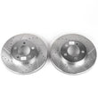 Load image into Gallery viewer, Power Stop Front Drilled &amp; Slotted Rotors Pair fits 1994-2000 Ford Taurus LX / 1994-1997 Ford Taurus / 1995 1998 Ford Taur...