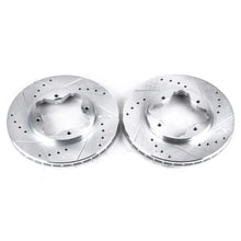 Load image into Gallery viewer, Power Stop Front Drilled &amp; Slotted Rotors Pair fits 1997 Acura CL / 1993 Honda Accord 10TH Anniversary / 1996 Honda Accord...