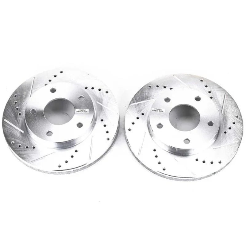 Power Stop Front Drilled & Slotted Rotors Pair fits 1997-2001 2003-2005 Chevrolet Blazer / 1997-2004 Chevrolet Blazer LS /...