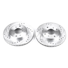 Load image into Gallery viewer, Power Stop Front Drilled &amp; Slotted Rotors Pair fits 1998 1999 Acura CL / 1998-2002 Honda Accord DX / 2000-2002 Honda Accor...
