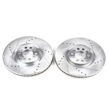 Load image into Gallery viewer, Power Stop Front Drilled &amp; Slotted Rotors Pair fits 2000-2006 Audi TT / 2000-2006 Audi TT Quattro / 2002-2005 Volkswagen G...