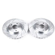 Load image into Gallery viewer, Power Stop Front Drilled &amp; Slotted Rotors Pair fits 2005-2008 Chevrolet Cobalt / 2005-2007 Chevrolet Cobalt SS / 2008 Chev...
