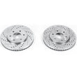 Load image into Gallery viewer, Power Stop Front Drilled &amp; Slotted Rotors Pair fits 2005-2011 2013-2019 Nissan Frontier / 2005-2010 Nissan Frontier LE / 2...