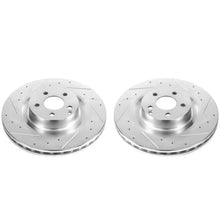 Load image into Gallery viewer, Power Stop Front Drilled &amp; Slotted Rotors Pair fits 2009-2014 Mercedes-Benz CL550 / 2007-2014 Mercedes-Benz CL600 / 2012 2...