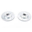Load image into Gallery viewer, Power Stop Front Drilled &amp; Slotted Rotors Pair fits 2012-2015 Hyundai Accent Gls / 2015-2020 Hyundai Accent / 2012-2014 Hy...
