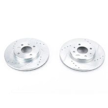 Load image into Gallery viewer, Power Stop Front Drilled &amp; Slotted Rotors Pair fits 2012-2015 Hyundai Accent Gls / 2015-2020 Hyundai Accent / 2012-2014 Hy...