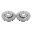 Load image into Gallery viewer, Power Stop Front Drilled &amp; Slotted Rotors Pair fits 2012-2015 land Rover Range Rover / 2017 2018 Polestar / 2012-2018 Volv...