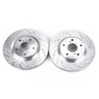 Load image into Gallery viewer, Power Stop Front Drilled &amp; Slotted Rotors Pair fits 2013-2018 Lexus ES300H / 2007-2018 Lexus ES350 / 2009 2010 Pontiac Vib...