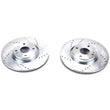 Load image into Gallery viewer, Power Stop Front Drilled &amp; Slotted Rotors Pair fits 2017-2020 Fiat 124 Spider / 2017-2020 Fiat Spider / 2016-2024 Mazda Mx...