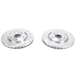 Load image into Gallery viewer, Power Stop Front Drilled &amp; Slotted Rotors Pair fits 2017-2025 Chrysler Pacifica / 2017-2025 Chrysler Pacifica Hybrid - Mai...