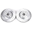 Load image into Gallery viewer, Power Stop Front Drilled &amp; Slotted Rotors Pair fits 2019 2020 Audi A3 Quattro / 2019-2025 Audi Q3 / 2015-2020 Audi S3 / 20...