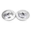 Load image into Gallery viewer, Power Stop Front Drilled &amp; Slotted Rotors Pair fits Ford Crown / 2003-2011 Ford Crown Victoria / 2003-2010 Lincoln Town Car