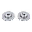 Load image into Gallery viewer, Power Stop Front Drilled &amp; Slotted Rotors Pair fits Hyundai Genesis / 2009-2011 Hyundai Genesis 3.8L / 2010-2016 Hyundai G...