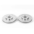 Load image into Gallery viewer, Power Stop Front Drilled &amp; Slotted Rotors Pair fits Hyundai Santa / 2013-2020 Hyundai Santa Fe / 2014 Kia Sorento EX - Mai...