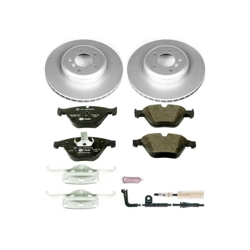 Power Stop Front Euro-Stop Brake Kit fits 2008-2010 BMW 535I / 2004-2005 BMW 545I / 2006-2010 BMW 550I / 2004-2005 BMW 645...
