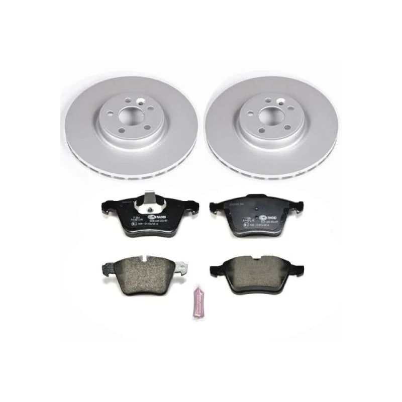 Power Stop Front Euro-Stop Brake Kit fits 2011-2014 Volvo S60 / 2007-2014 Volvo S80 / 2015-2017 Volvo V60 - Main Product View