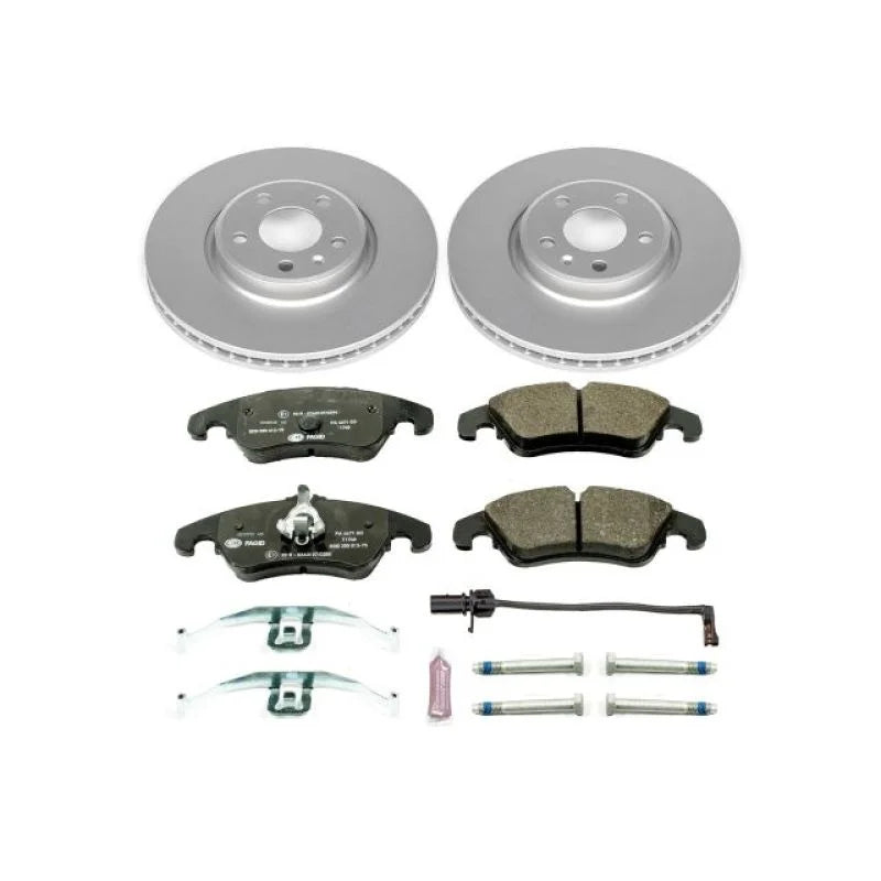 Power Stop Front Euro-Stop Brake Kit fits 2012-2016 Audi A4 / 2011-2016 Audi A4 Quattro / 2012-2014 Audi A5 / 2012-2017 Au...