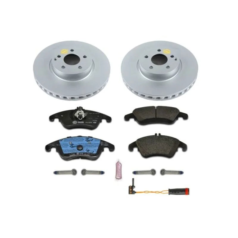 Power Stop Front Euro-Stop Brake Kit fits 2013 2014 Mercedes-Benz C300 / 2008-2015 Mercedes-Benz C350 / 2014-2016 Mercedes...