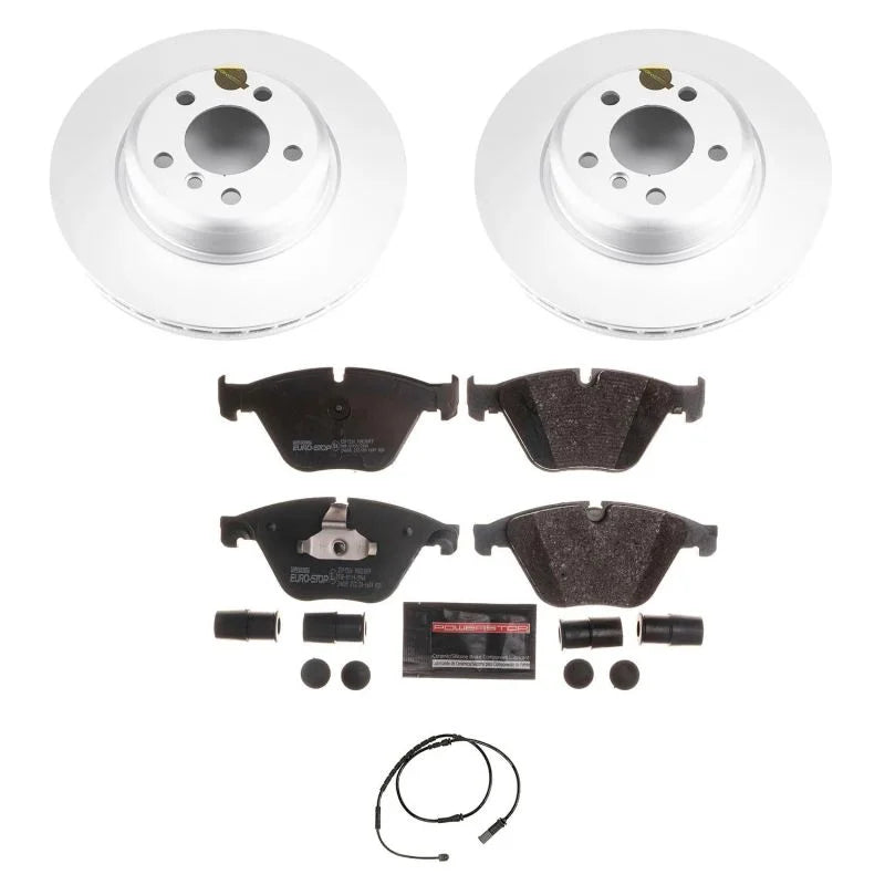 Power Stop Front Euro-Stop Brake Kit fits 2014-2016 BMW 528I / 2017-2018 BMW 640I / 2017-2018 BMW 640I Gran COUPE / 2017 B...