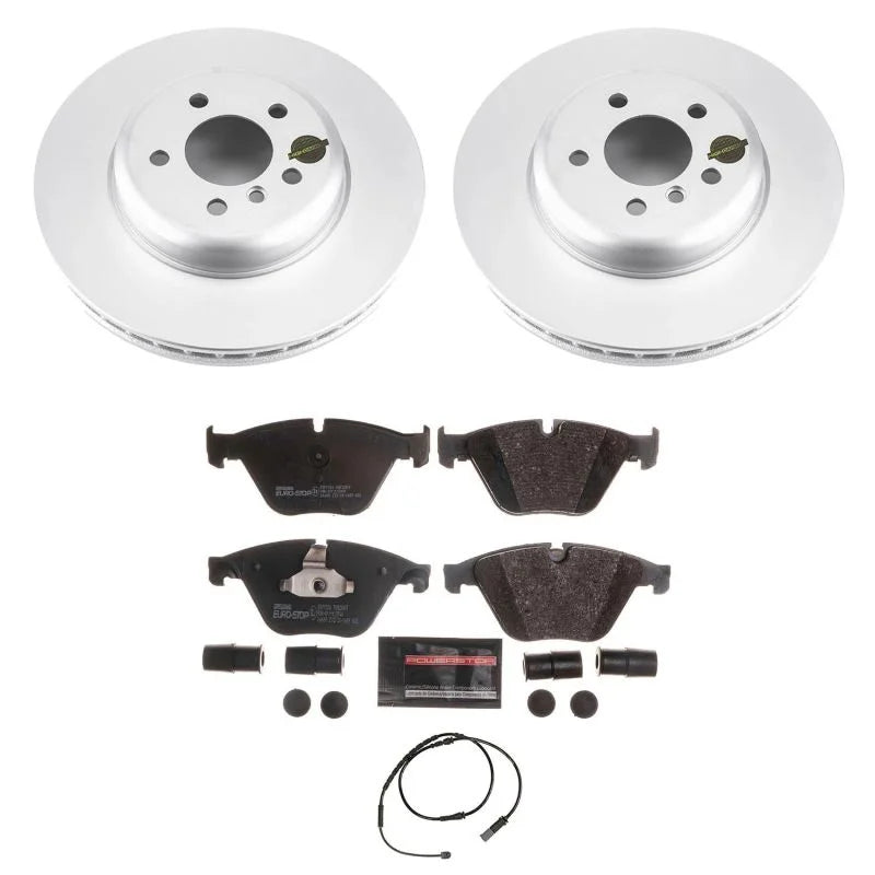 Power Stop Front Euro-Stop Brake Kit fits 2014-2016 BMW 535D / 2014-2016 BMW 535D xDrive / 2011-2016 BMW 535I / 2011-2016 ...