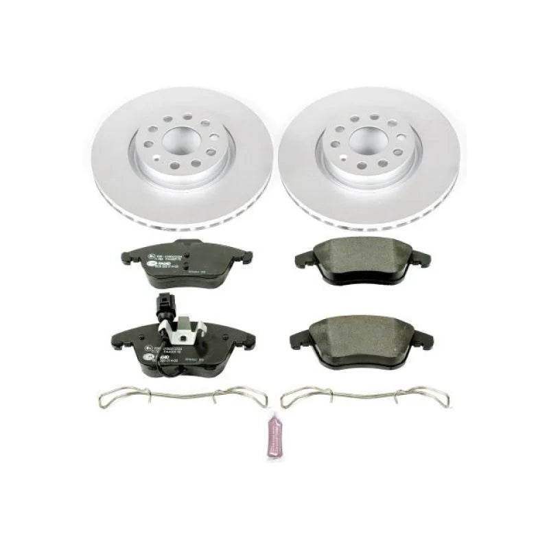 Power Stop Front Euro-Stop Brake Kit fits 2015-2018 Audi Q3 / 2015-2018 Audi Q3 Quattro / 2018 Volkswagen Passat GT / 2015...