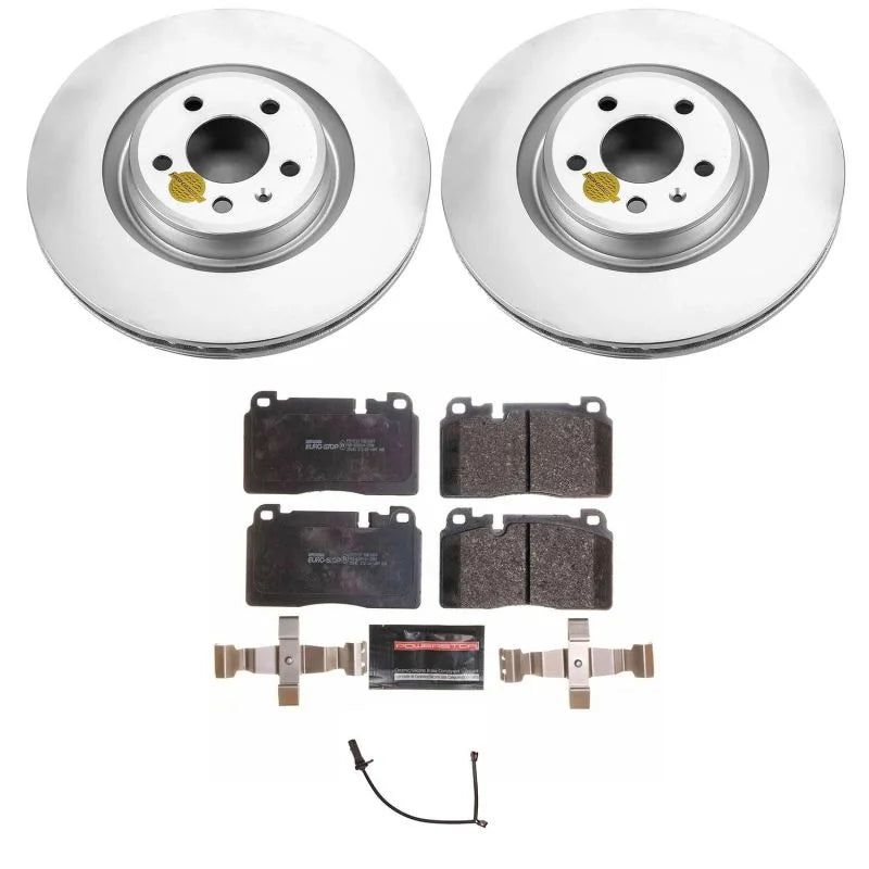 Power Stop Front Euro-Stop Brake Kit fits 2017-2018 Audi A6 / 2017-2018 Audi A6 Quattro / 2018 Audi A7 Quattro / 2013-2017...