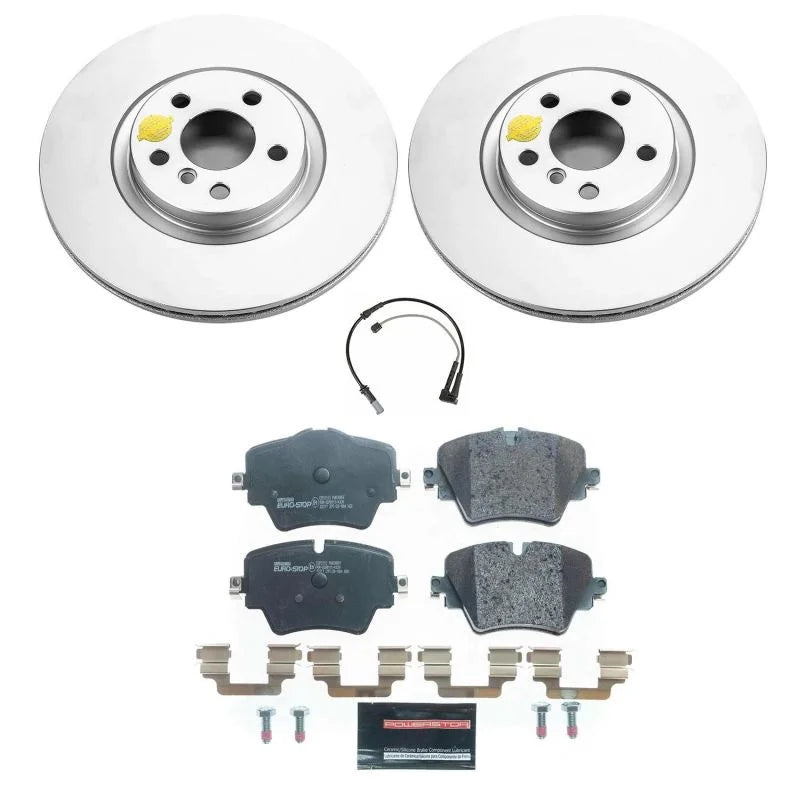 Power Stop Front Euro-Stop Brake Kit fits BMW X1 / 2017-2022 BMW X1 SDRIVE28I / 2016-2022 BMW X1 XDRIVE28I / 2018-2023 BMW...