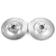 Load image into Gallery viewer, Power Stop Front Evolution Drilled &amp; Slotted Rotors - Main Product View