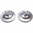 Load image into Gallery viewer, Power Stop Front Evolution Drilled &amp; Slotted Rotors - Main Product View