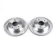 Load image into Gallery viewer, Power Stop Front Evolution Drilled &amp; Slotted Rotors - Pair fits 1984-1987 Chevrolet Corvette - Main Product View