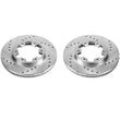 Load image into Gallery viewer, Power Stop Front Evolution Drilled &amp; Slotted Rotors - Main Product View