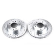 Load image into Gallery viewer, Power Stop Front Evolution Drilled &amp; Slotted Rotors - Pair fits 1986-1991 Mazda Rx-7 - Main Product View