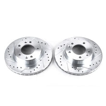 Load image into Gallery viewer, Power Stop Front Evolution Drilled &amp; Slotted Rotors - Pair fits 1986-1991 Mazda Rx-7 - Main Product View