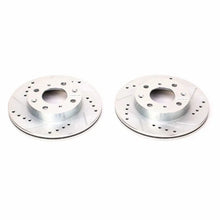 Load image into Gallery viewer, Power Stop Front Evolution Drilled &amp; Slotted Rotors - Main Product View