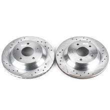 Load image into Gallery viewer, Power Stop Front Evolution Drilled &amp; Slotted Rotors - Pair fits 1988-1995 Chevrolet Corvette - Main Product View